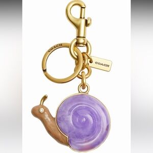 NWT🌷COACH Snail Bag Charm